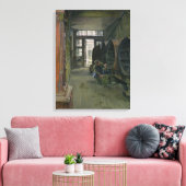 In de Vinegar Factory in Hamburg, 1891 Canvas Afdruk (Insitu (Woonkamer))