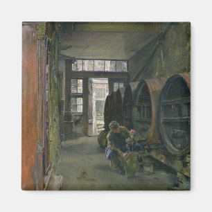 In de Vinegar Factory in Hamburg, 1891 Magneet