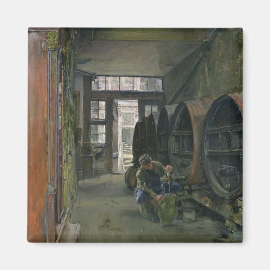 In de Vinegar Factory in Hamburg, 1891 Magneet (Voorkant)