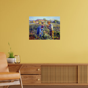 In de Vineyard Elin Danielson-Gambogi 1898 Poster