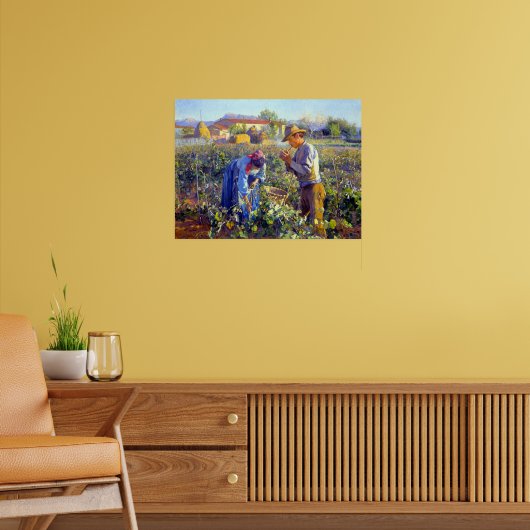 In de Vineyard Elin Danielson-Gambogi 1898 Poster (Woonkamer 2)