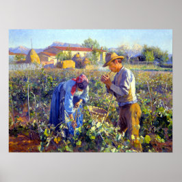 In de Vineyard Elin Danielson-Gambogi 1898 Poster