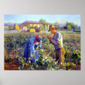 In de Vineyard Elin Danielson-Gambogi 1898 Poster (Voorkant)