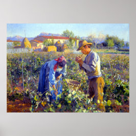 In de Vineyard Elin Danielson-Gambogi 1898 Poster