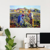 In de Vineyard Elin Danielson-Gambogi 1898 Poster (Thuiskantoor)