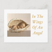 In de vleugels van een engel briefkaart (Voorkant)