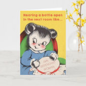 In de volgende kamer - grappige Moederdagkaart Kaart (Gele Bloem)