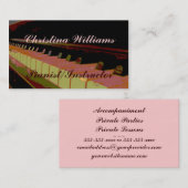 "in de vorm van bessen en crème" [b] visitekaartje (Voorkant / Achterkant)