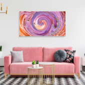 In de Vortex Canvas Afdruk (Insitu (Woonkamer))
