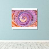 In de Vortex Canvas Afdruk (Insitu (Houten vloer))