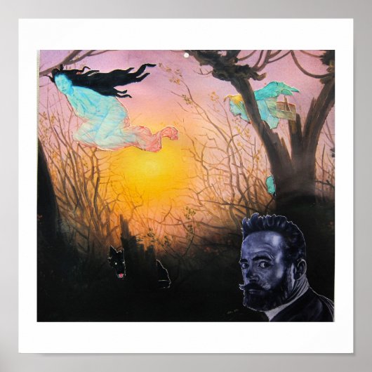 In de vroege avond: angstaanjagende dingen - Colla Poster (Voorkant)