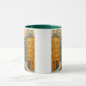 In de vroege ochtend zonnige stad mok (Midden)