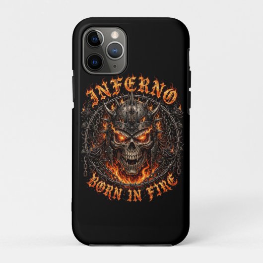 In De Vuur Geboren Schedel Case-Mate iPhone Case (Achterkant)