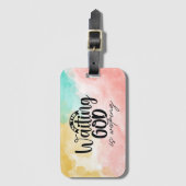 In de wachtende God werkt Bagagelabel (Voorkant (verticaal))