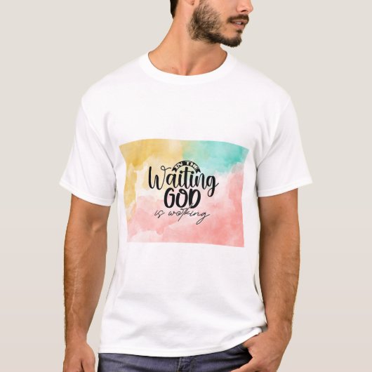 In de wachtende God werkt T-shirt (Voorkant)