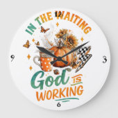 In de wachtkamer... grote klok (Voorkant)