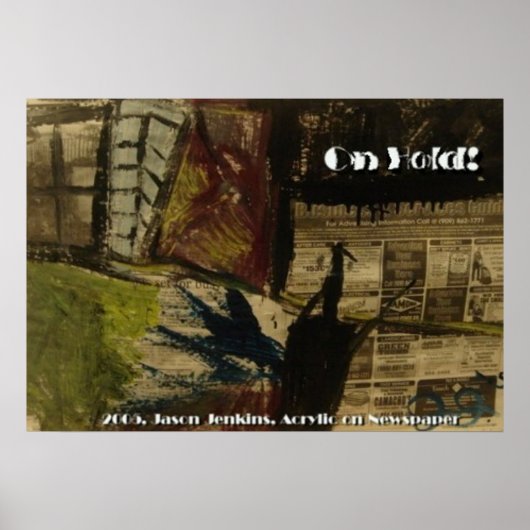 IN DE WACHTSTAND POSTER (Voorkant)