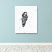 "in de war" canvas afdruk (Insitu (Houten vloer))