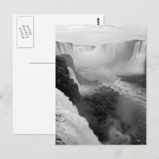 In de watercrisis briefkaart (Voorkant / Achterkant)