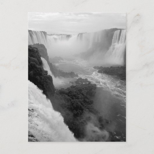 In de watercrisis briefkaart (Voorkant)