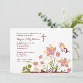 In de wei religieuze uitnodiging (Staand voorkant)