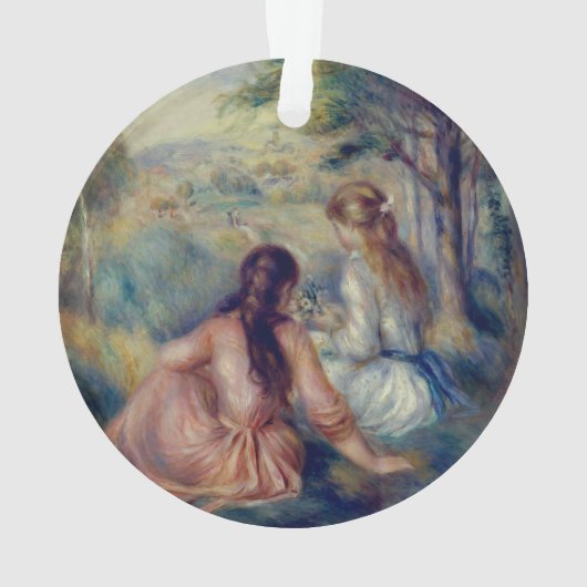In de wei van Renoir: Kerstmis Ornament (achterkant)