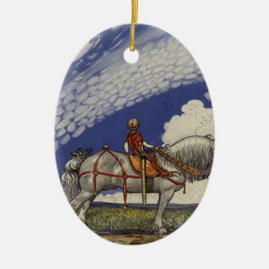 In de wereld door John Bauer 1907 Keramisch Ornament (Voorkant)