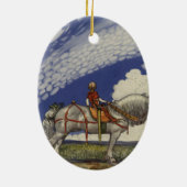 In de wereld door John Bauer 1907 Keramisch Ornament (Achterkant)