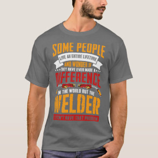 In de wereld van het soldeerlas-cadeau t-shirt