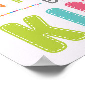 In de wereld waar je alles kunt zijn poster (Hoek)