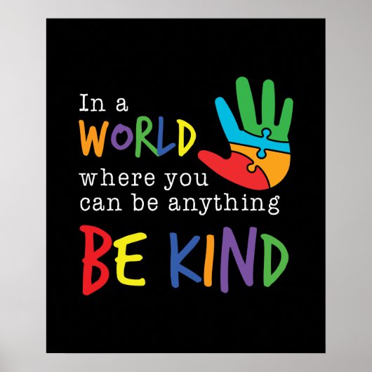 In de wereld waar je alles kunt zijn poster (Voorkant)