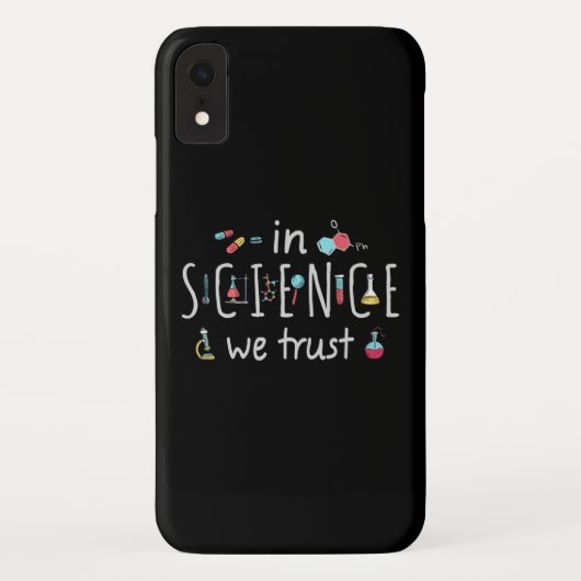 In de wetenschap vertrouwen we Case-Mate iPhone case (Achterkant)