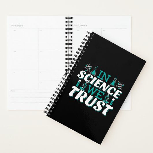 In de wetenschap vertrouwen wij het citaat - Leerd Planner (Display)