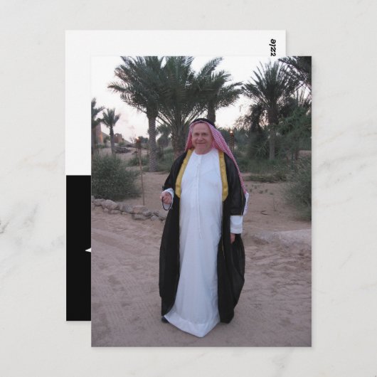 In de wilde Arabië Briefkaart (Voorkant / Achterkant)