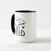 In de Wilde Bergen Wilderness Liefde Mok (Voorkant links)