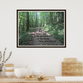 In de wildernis: citaat van Henry David Thoreau Poster (Keuken)