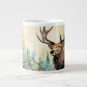 In de wildernis: De elegantie van herten Grote Koffiekop (Voorkant)