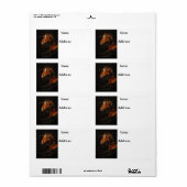 In de wind etiket (Full Sheet)