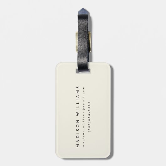 In de wind I Bagagelabel (Achterkant verticaal)