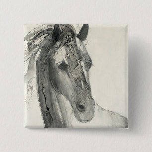 In de wind I Vierkante Button 5,1 Cm