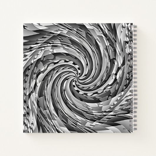 In de wind.... notitieboek (Achterkant)