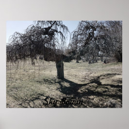 In de wind staan poster