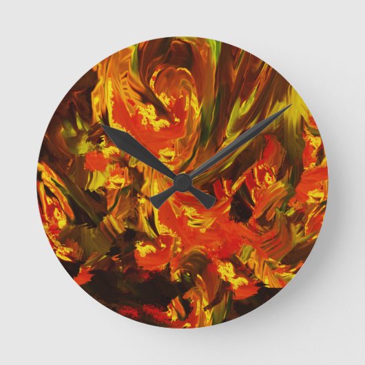 In de wind van liefde ronde klok (Voorkant)