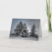 In de winter kaart (Voorkant)