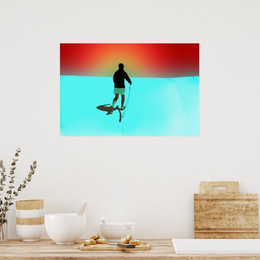 In de woestijn lopen poster (Keuken)