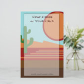 In de woestijnbank briefpapier (Staand voorkant)