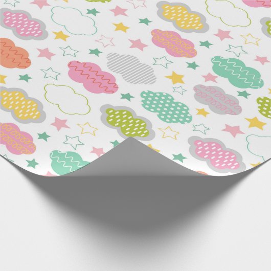 In de wolken cadeaupapier (Hoek)