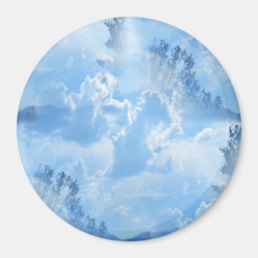 In de wolken drijven... magneet (Voorkant)