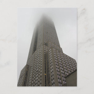 In de wolken - Empire State Building - New York Briefkaart
