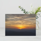 In de wolken feestdagenkaart (Staand voorkant)